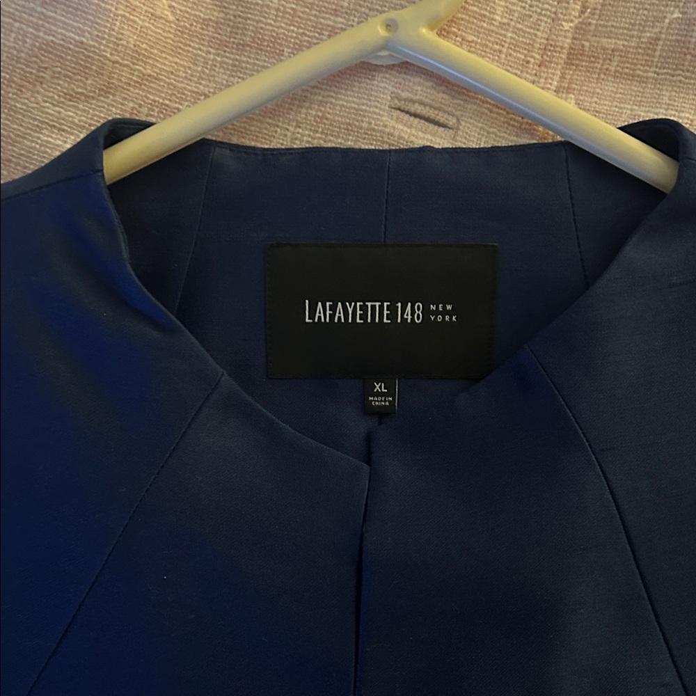 Lafayette 148 New York Deep Blue Duster